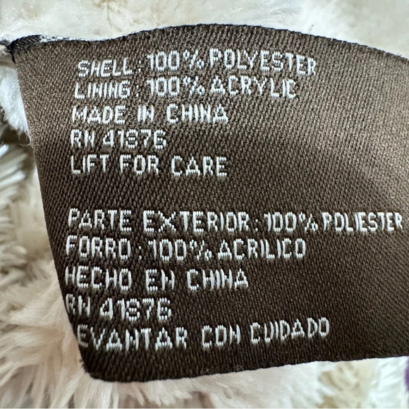 Big Chill Women’s Size M Ivory Faux Suede Shearling - Picture 8 of 9